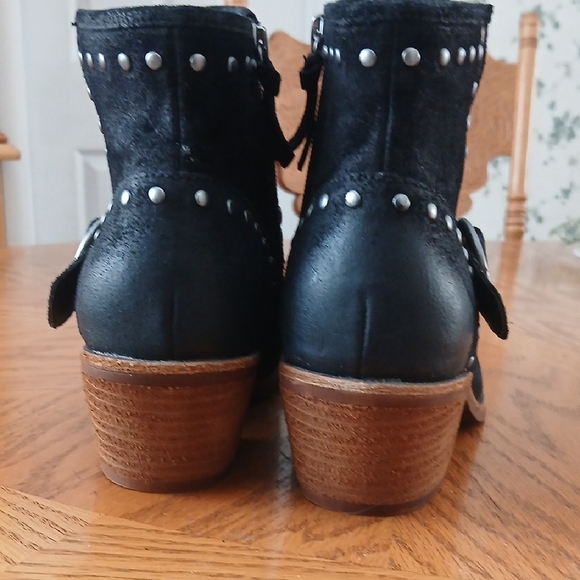 Sofft Black Studded Ankle Booties - Picture 5 of 8